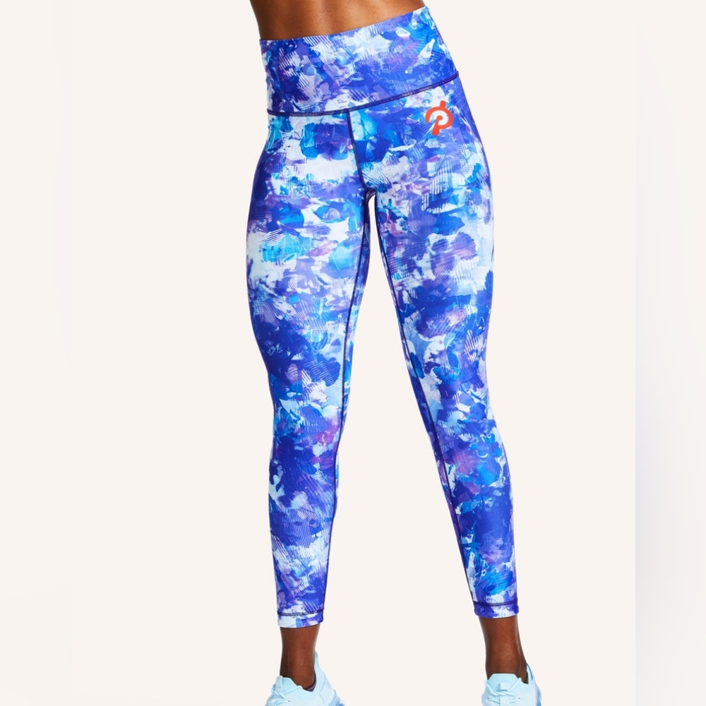 WITH x Peloton Blue Moves High Waist Leggings sz - med - NWT